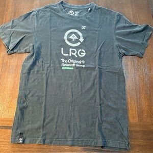 LRG Men's Charcoal Graphic Tee Size Large